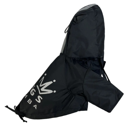 Дощовик-парка для собак чорного кольору M-109