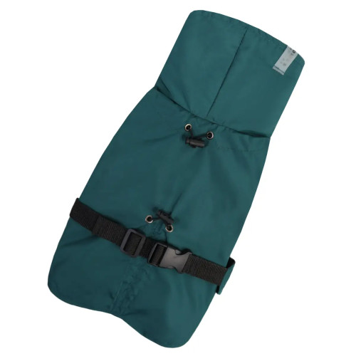 Плащ-дождевик для собак изумрудного цвета M-127