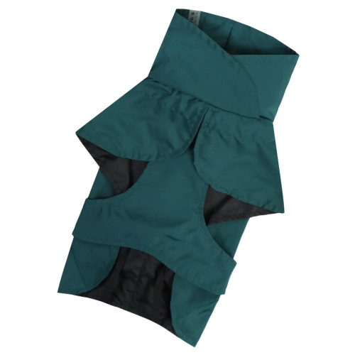 Плащ-дождевик для собак изумрудного цвета M-127