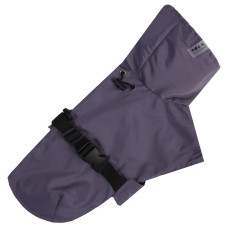Дощовик-плащ для собак фіолетового кольору M-129