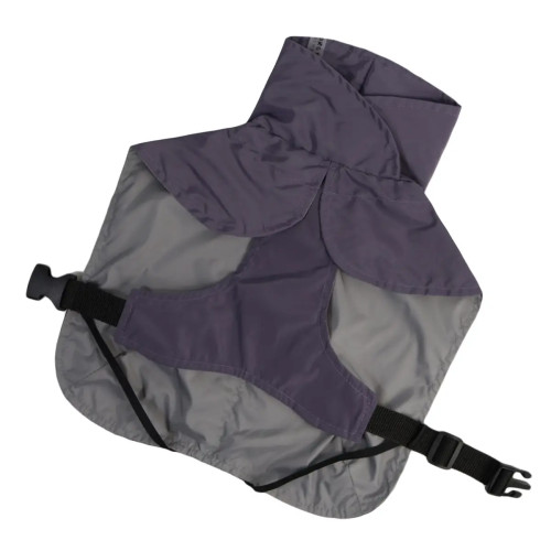 Дощовик-плащ для собак фіолетового кольору M-129