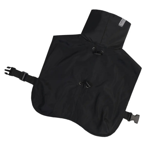 Плащ-дождевик для собак чёрного цвета M-130