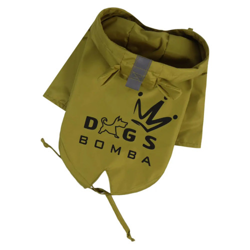 Дождевик парка для собак DB M-135 лаймового цвета