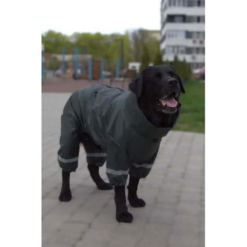 Дождевик для больших собак хаки MB-4