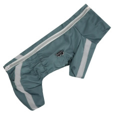 Дощовик для собак Спорт на флісі смарагдового кольору MF-39