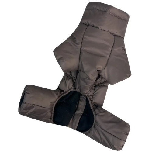 Зимний комбинезон для собак Comfort шоколадного цвета R-63