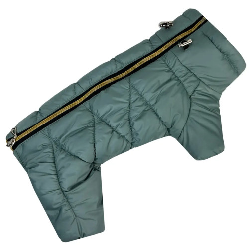 Зимовий комбінезон для собак Comfort м’ятного кольору R-64
