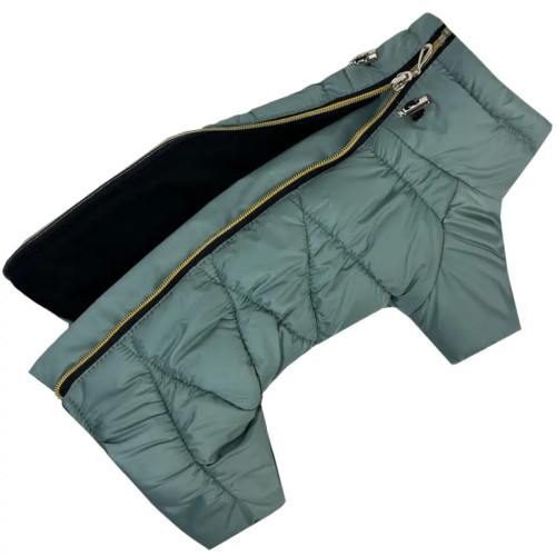 Зимовий комбінезон для собак Comfort м’ятного кольору R-64