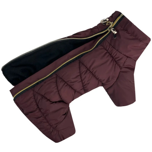 Зимний комбинезон для собак Comfort NEW марсала R-67