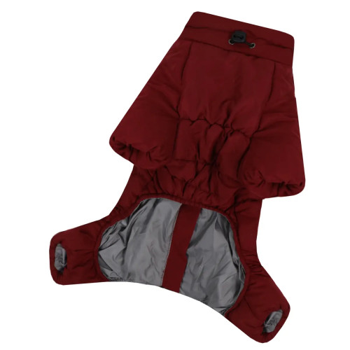 Зимний комбинезон для такс марсала RT-36