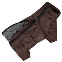 Зимний комбинезон для такс шоколадного цвета RT-37