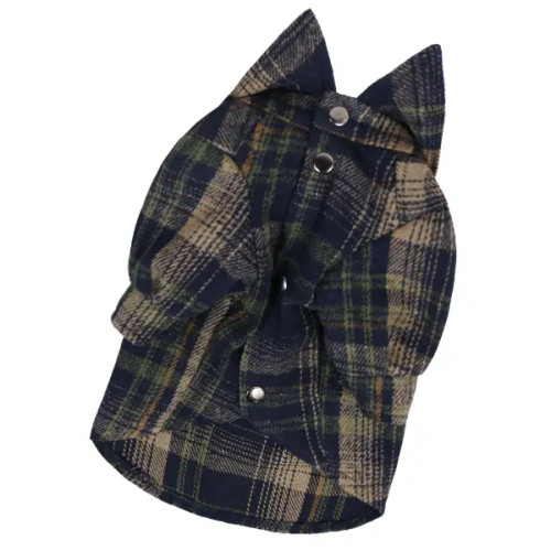 Сорочка картата для собак неві-беж RY-66