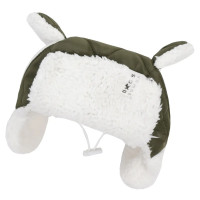 Шапка з вушками для собак хакі S-110