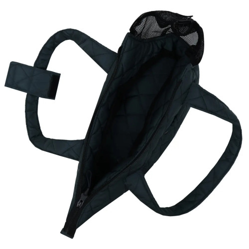 Сумка для собак стёганая S-115 изумруд