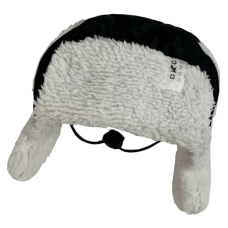 Шапка для собак стёганая чёрная S-48