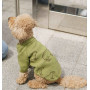 Свитер вязаный для собак «Капибары» оливковый Y-333