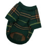 Светр в'язаний для собак Burberry смарагд Y-366