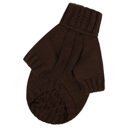 Светр для собак в’язаний «Косичка» шоколад Y-367