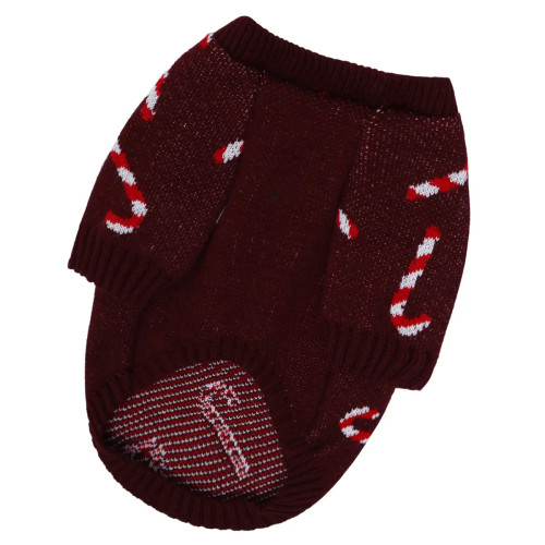 Свитер для собак вязаный «Конфетка» марсала Y-389