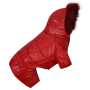 Зимовий комбінезон для собак Dogs Bomba A-77 Червоний лакований