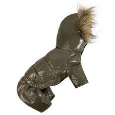 Зимний комбинезон для собак Dogs Bomba A-82 тауп лакированный