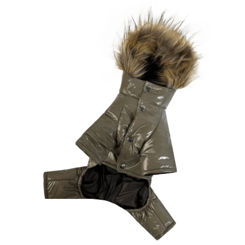 Зимовий комбінезон для собак Dogs Bomba A-82 тауп лакований