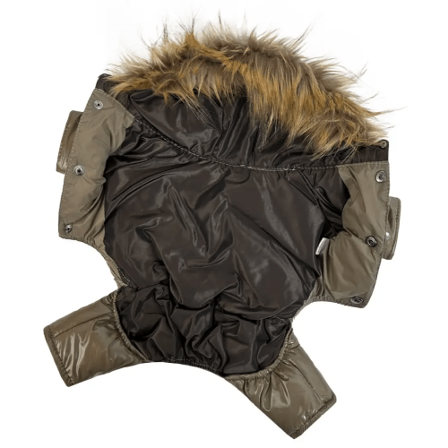 Зимовий комбінезон для собак Dogs Bomba A-82 тауп лакований