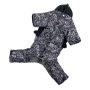 Зимний комбинезон для собак-девочек с рюшками и серыми узорами AD-17