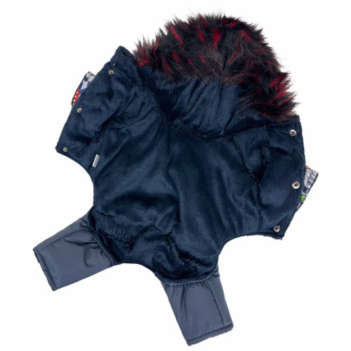 Зимний комбинезон собак на меху с капюшоном Микки AM-25