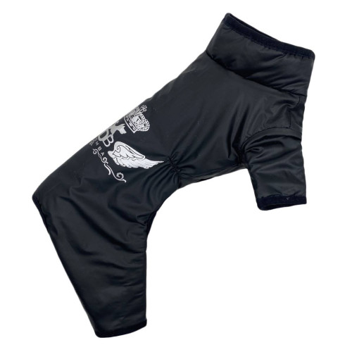 Зимний комбинезон для собак двухсторонний стеганый мятного цвета AS-6