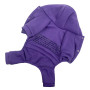 Тёплый костюм для небольших собак фиолетового цвета D-147 с капюшоном