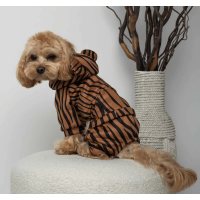 Костюм для собак "Кармашек" зебра D-201