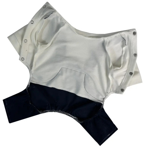 Костюм для собак D-210 вельвет синий весенне-летний