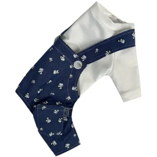 Костюм для собак D-213 джинс панди весняно-літній