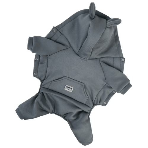 Костюм для собак Dogs Bomba с кармашком серый D-83