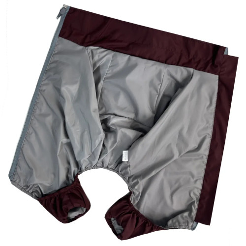 Дощовик для такс MT-32 кольору марсала