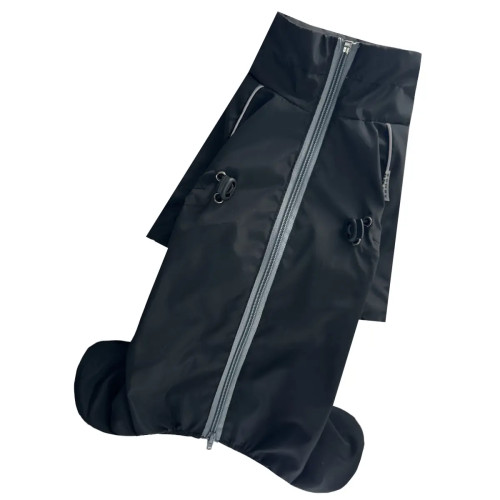 Дощовик для такс MT-33 чорного кольору