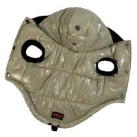 Жилет для собак лакированный беж G-103