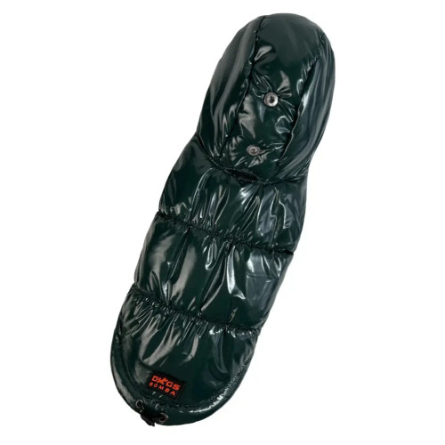 Лакированный жилет для собак Dogs Bomba G-105 изумрудного цвета