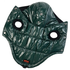 Лакированный жилет для собак Dogs Bomba G-105 изумрудного цвета