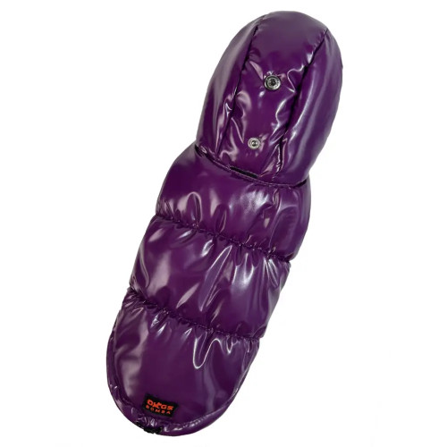 Лакированный жилет для собак Dogs Bomba G-106 пурпурного цвета