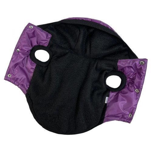 Лакированный жилет для собак Dogs Bomba G-106 пурпурного цвета