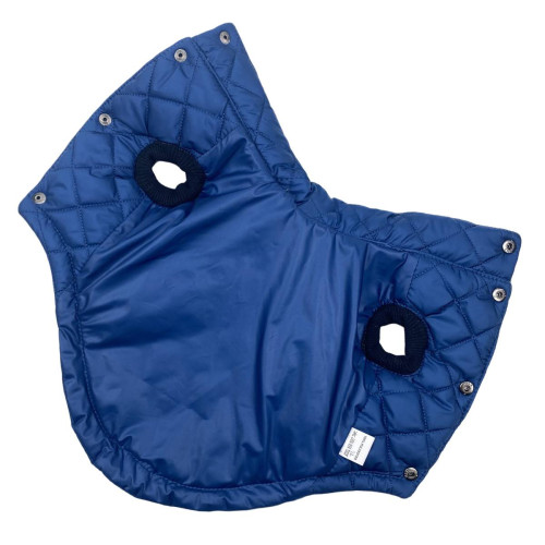 Водоотталкивающий синий жилет для собак стёганный G-41