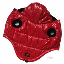 Жилет для собак лакированный красного цвета G-44 (осень-зима)