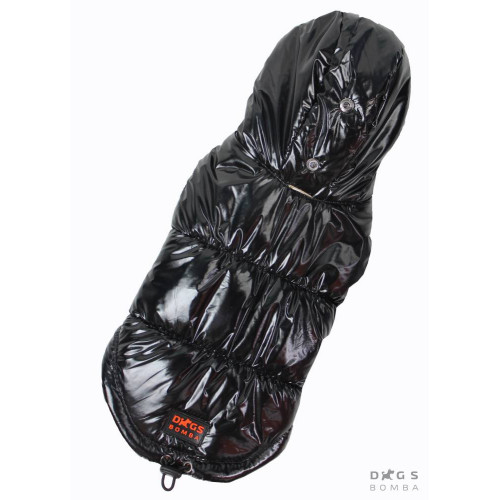 Жилет для собак Dogs Bomba G-52 лакированный чёрного цвета