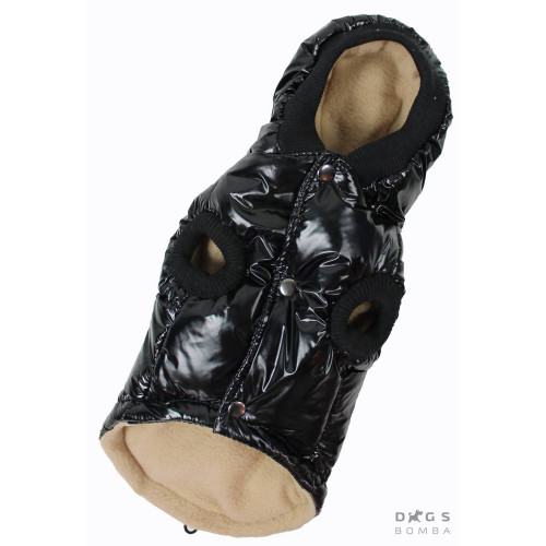 Жилет для собак Dogs Bomba G-52 лакированный чёрного цвета