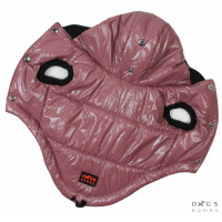 Жилет для собак лакированный пудра G-54 (осень-зима)