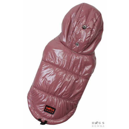 Жилет для собак лакированный пудра G-54 (осень-зима)