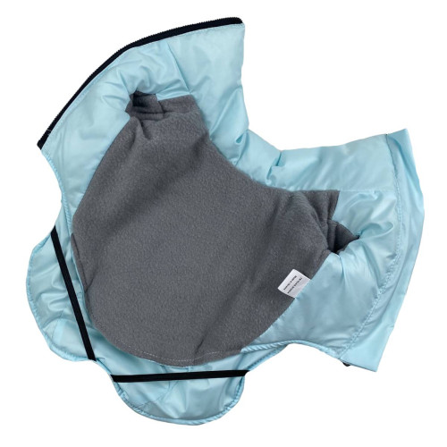 Жилет для небольших собак цвета аквамарин G-57 (осень-зима)