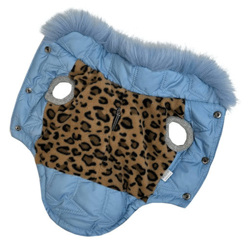 Жилет для собак Glem голубой G-89